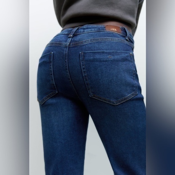 NWT Zara Z1975 High Rise Mini Flare Jeans - Picture 7 of 15